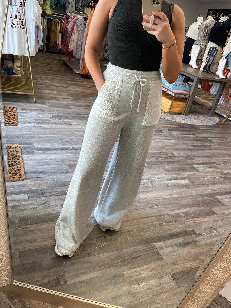 French terry 2024 drawstring pants