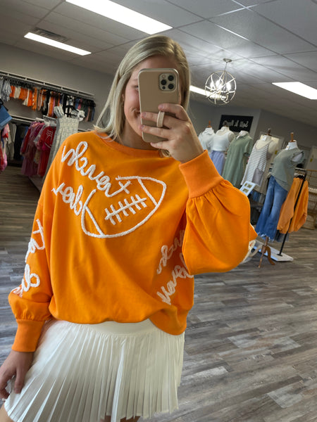 Touchdown Thread Sweatshirt - Orange