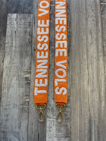 TN Vols Beaded Purse Strap - Orange