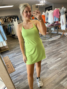 Active Dress - Lime