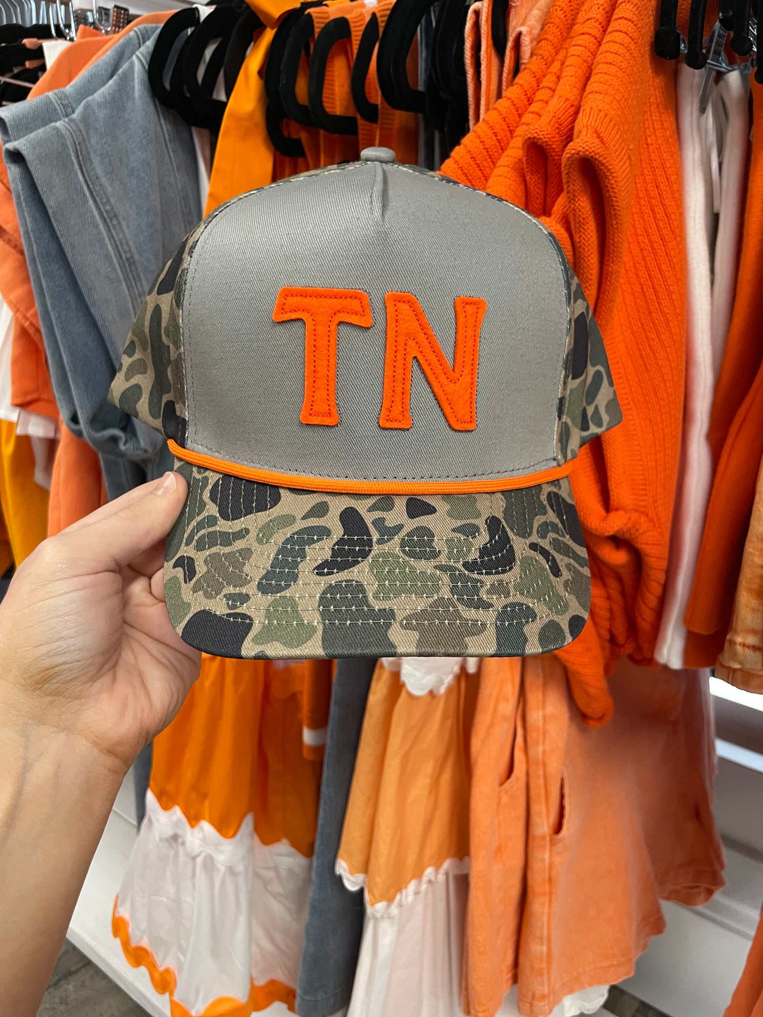 Tennessee Hat - Grey/Camo