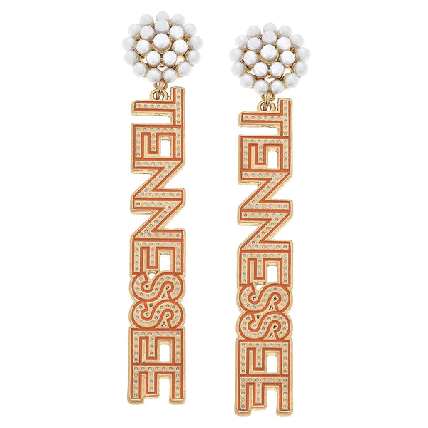 Tennessee Dotted Drop Earrings