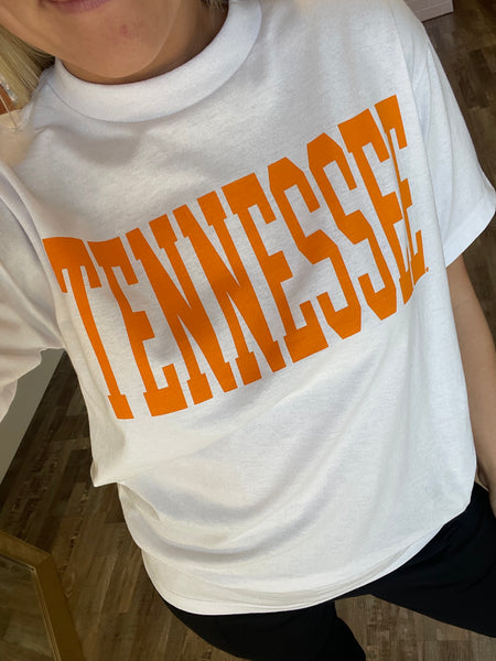 Tennessee Short Sleeve Tee - White