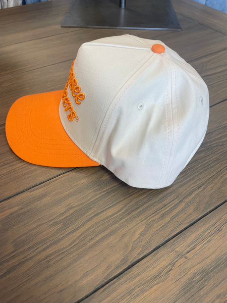 Tennessee Volunteers 3D Script Hat - Orange/Ivory