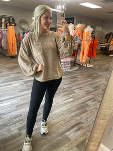 Soft Knit Pullover - Taupe