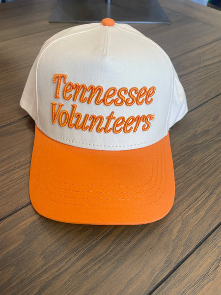 Tennessee Volunteers 3D Script Hat - Orange/Ivory