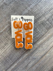 Go Vols Earrings