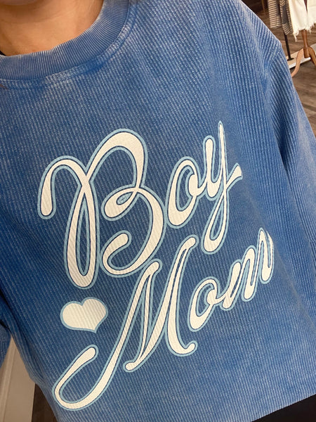 Boy Mom Cord - Blue