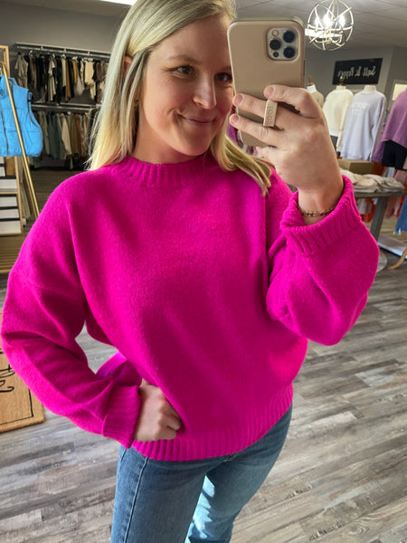 Sweater Pullover - Fuchsia