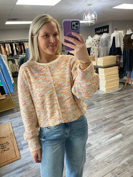 Multi Color Knit Sweater - Confetti