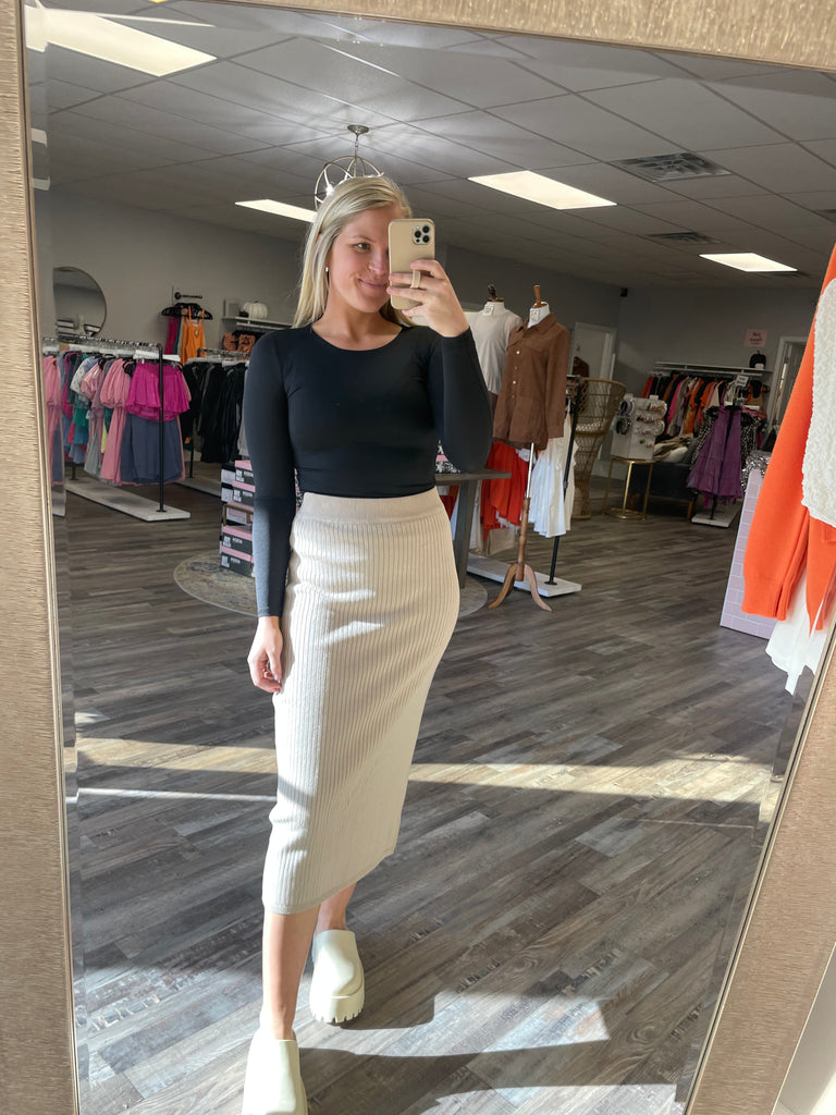 Sweater skirt cheap boutique