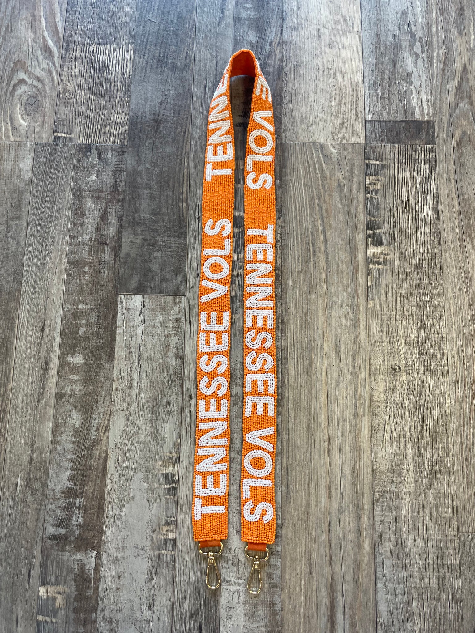 TN Vols Beaded Purse Strap - Orange