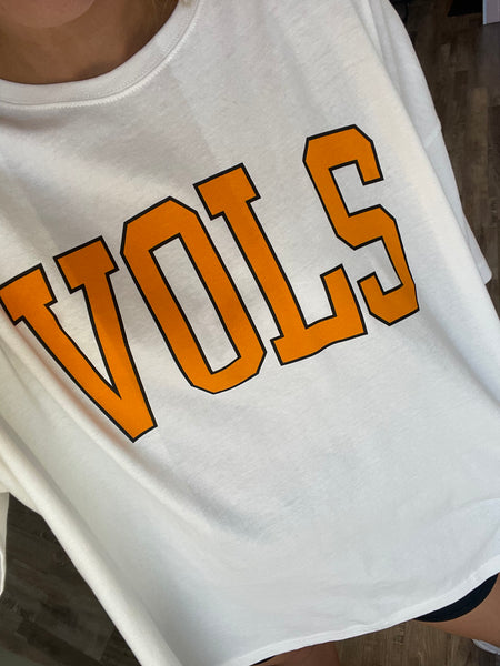 Vols Arched Oversized Tee - White