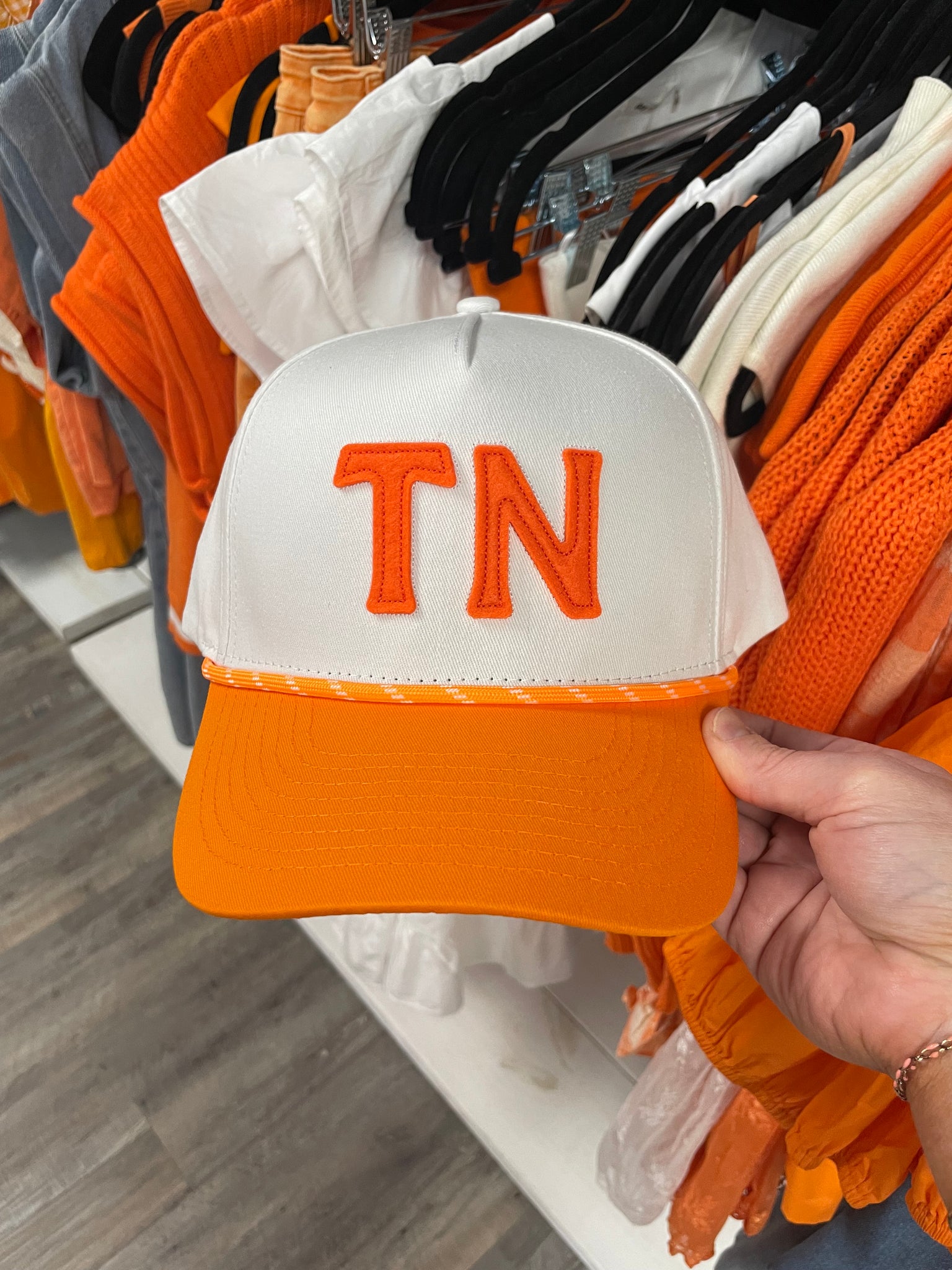 Tennessee Hat - Orange/White