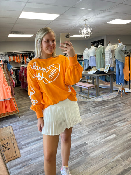 Touchdown Thread Sweatshirt - Orange