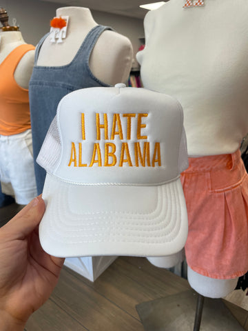 I Hate Alabama Trucker Hat