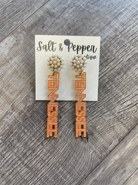 Tennessee Dotted Drop Earrings