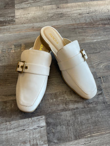 Chantal Loafer Mule - Off White