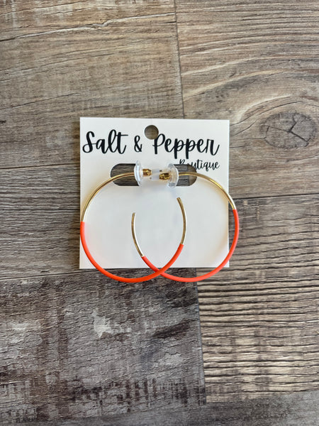 Half Coated Circle Hoop