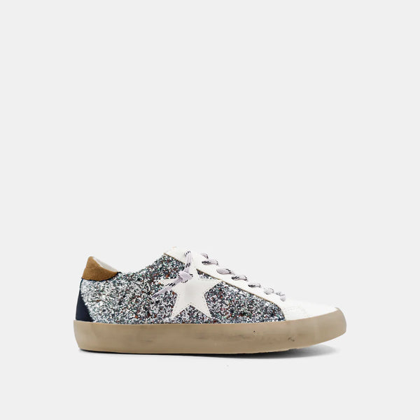 Paula Low Top Sparkle Sneaker - Silver