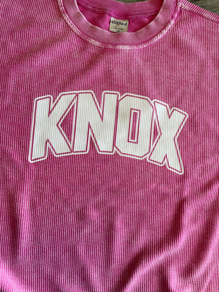 Knox Corded Crew - Bubblegum