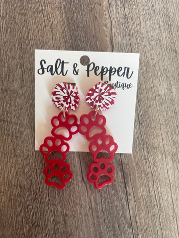 Paw Dangle Earring