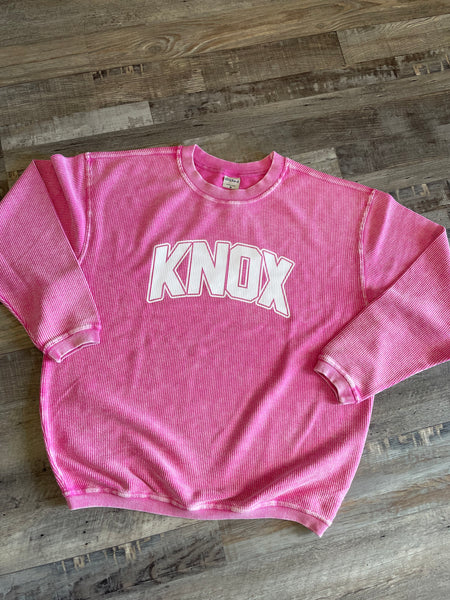 Knox Corded Crew - Bubblegum