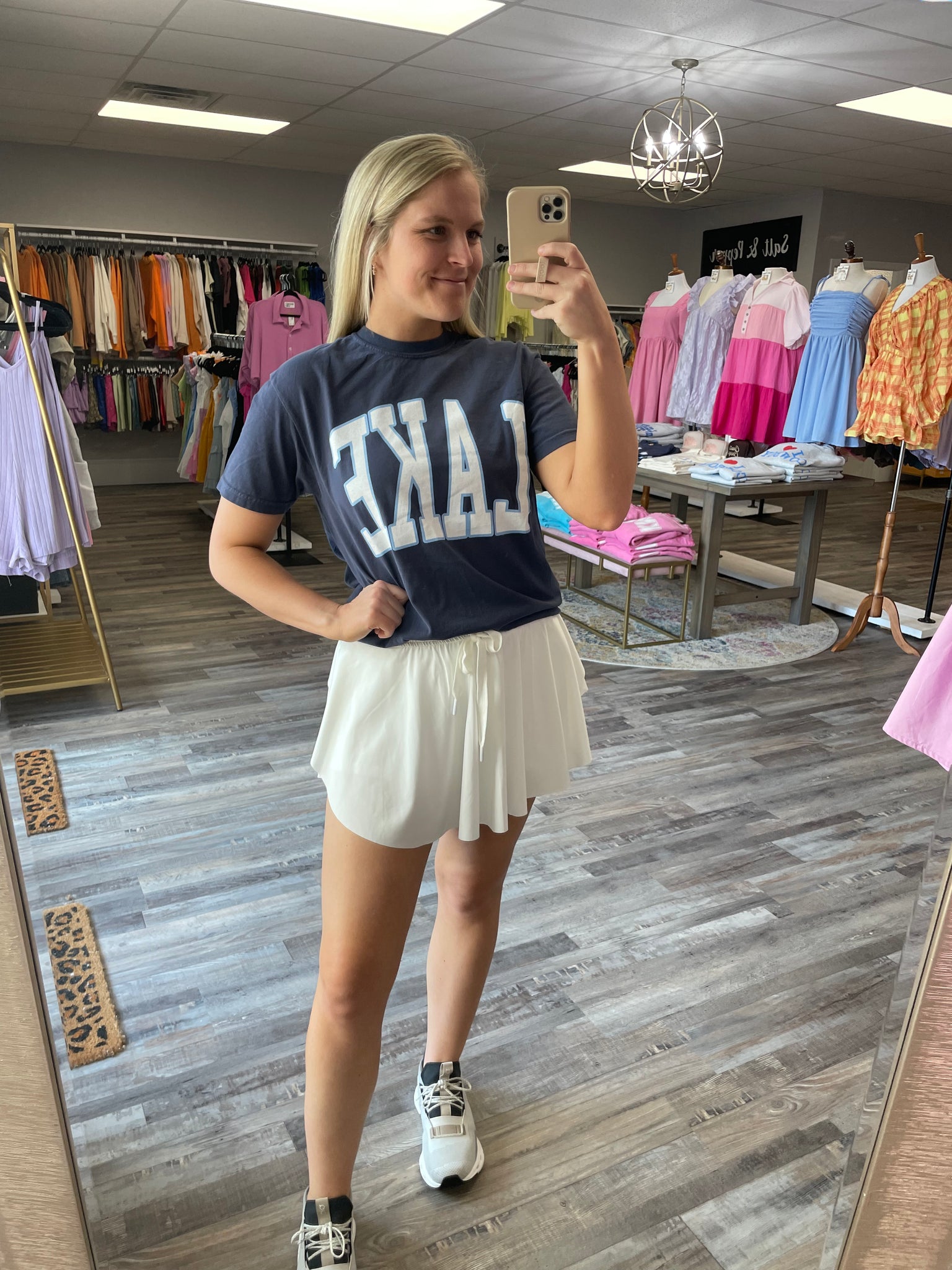 Lake Graphic Tee - Blue