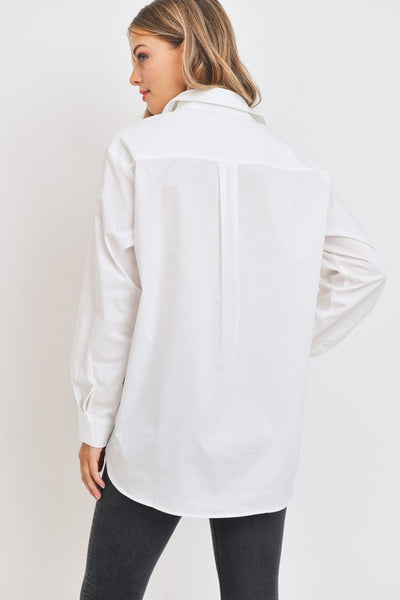 Button Up Shirt - White