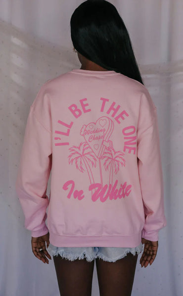 Meet Me at the Altar Sweatshirt - Pink