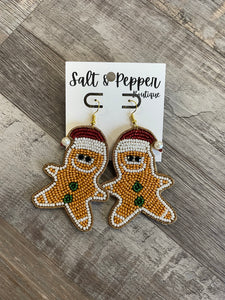 Christmas Gingerbread Earring