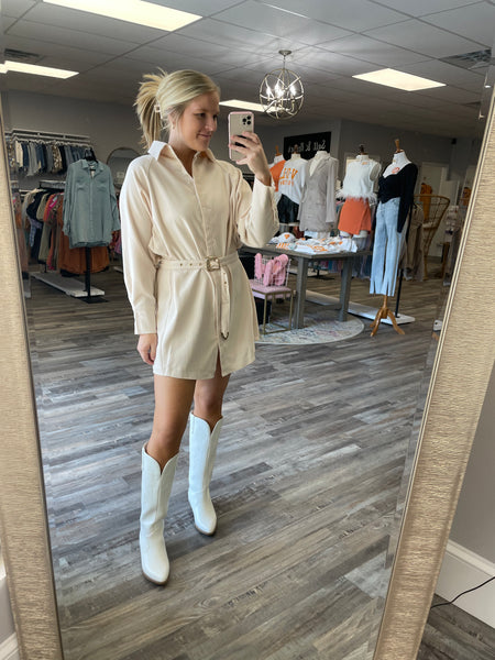 Cowboy Tall Boot - White