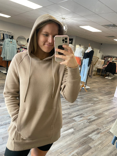 Oversized Hoodie Pullover - Toast