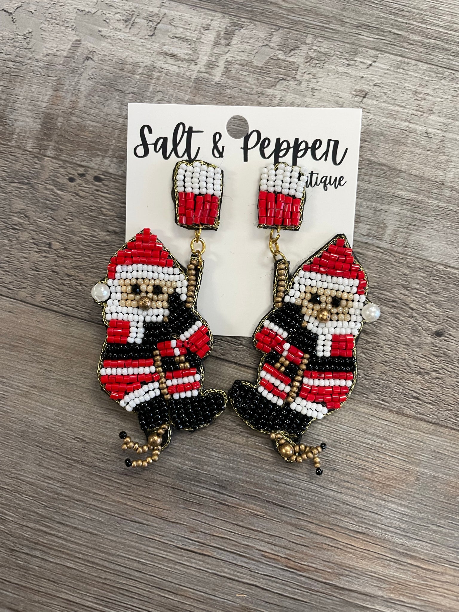 Santa Bead Earring
