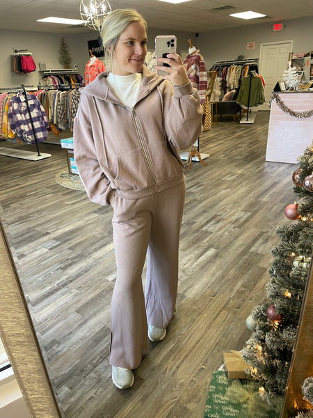Oversized Lounge Hoodie - Rosy Brown