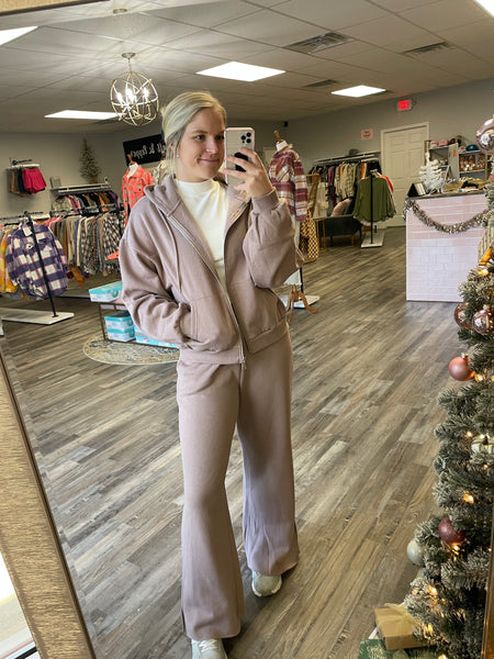 Oversized Lounge Hoodie - Rosy Brown