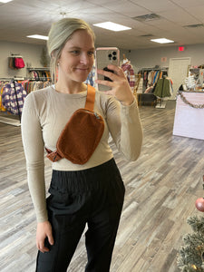Sherpa Fanny Crossbody