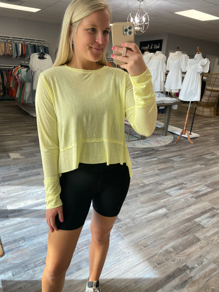 Layer Long Sleeve Top - Yellow