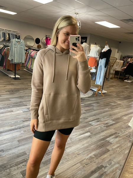 Oversized Hoodie Pullover - Toast
