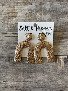 Textured Arch Earring