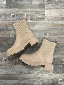 Renley Sock Bootie - Taupe