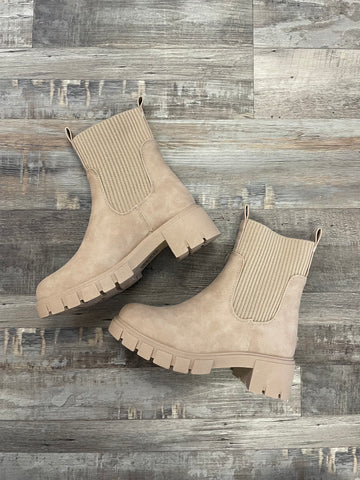 Renley Sock Bootie - Taupe