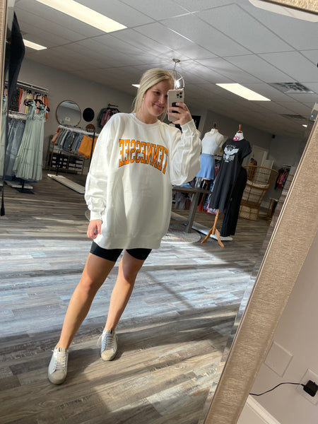 TN Bridge Crew Sweatshirt - White